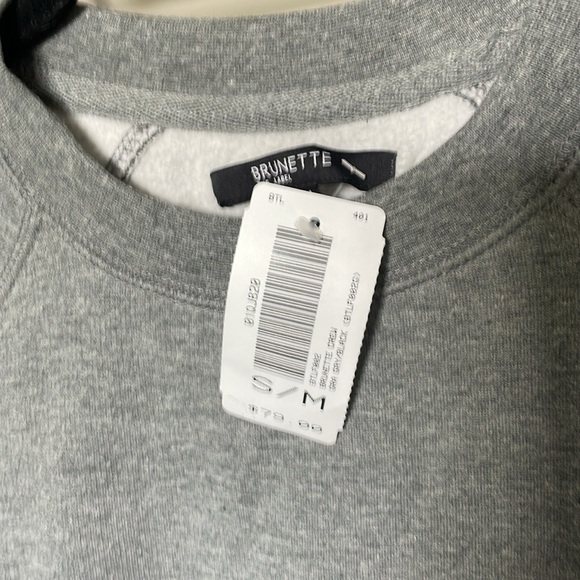 Brunette Grey Crewneck - Picture 2 of 3